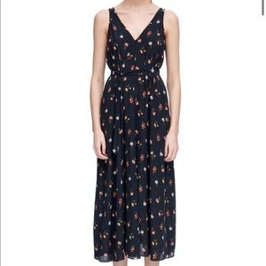 Rebecca Taylor silk floral maxi dress